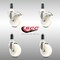 Service Caster 4 Inch 316SS Nylon Swivel 1-1/4 Inch Expanding Stem Caster Lock Brake SCC, 2PK SCC-SS316TTLEX20S414-NYS-2-S-2-114 - alternate 2
